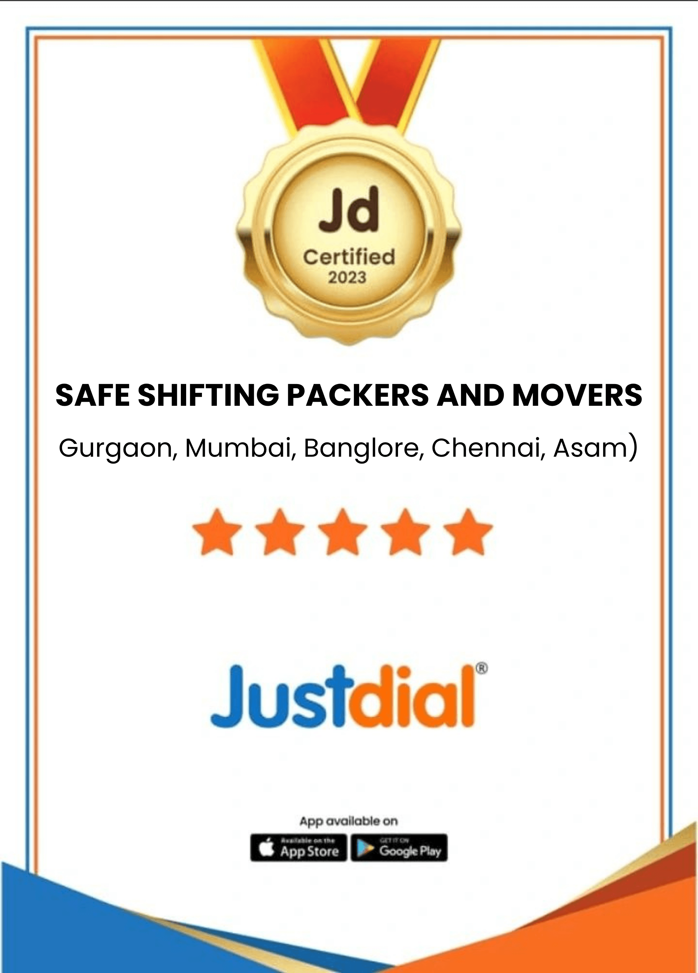 Justdial Certificate